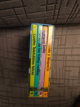 Pack Libros Teletubies + cartas de estimulacion
