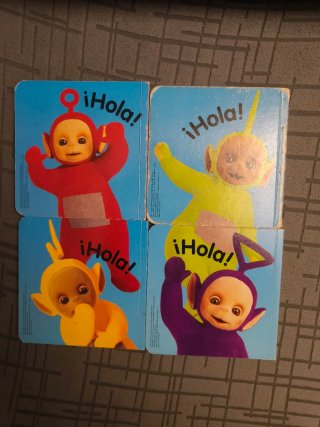 Pack Libros Teletubies + cartas de estimulacion