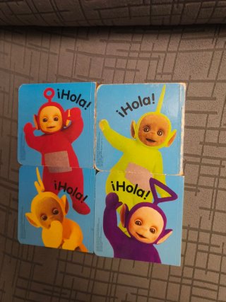 Pack Libros Teletubies + cartas de estimulacion