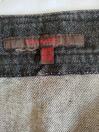 Falda vaquera Zara Talla 38