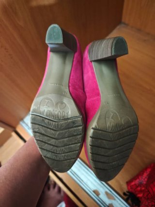 Zapatos y bolso fucsia