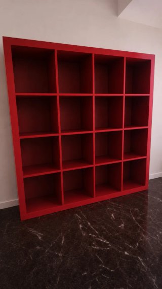 Librería Kallax Roja Ikea
