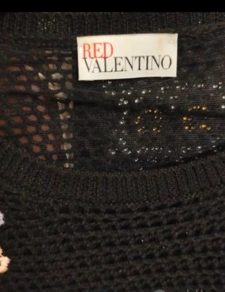 Maglia RED VALENTINO donna nera