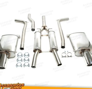Sistema de escape TA Technix Duplex de acero inox