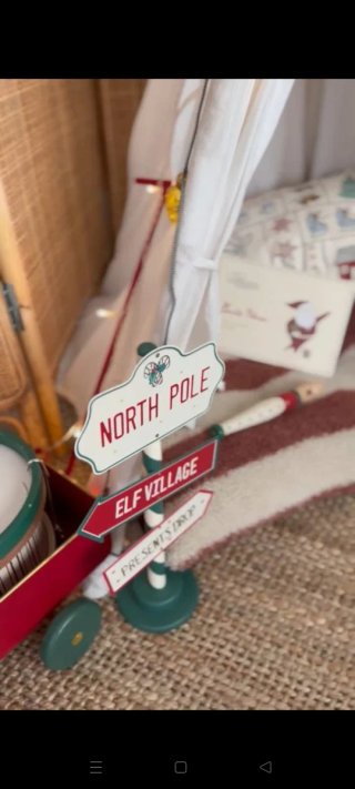 Escenario de Navidad para fotografía