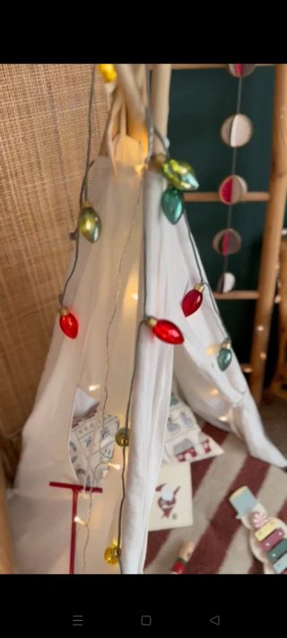 Escenario de Navidad para fotografía