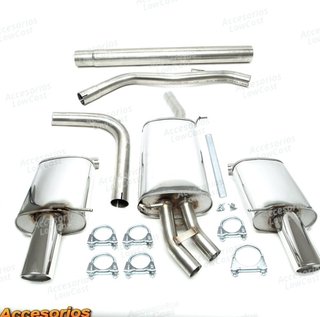 Sistema de escape TA Technix Duplex de acero inox
