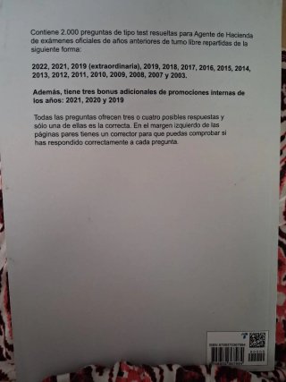 Oposiciones a Agente de Hacienda: 2.000 Pregunt...
