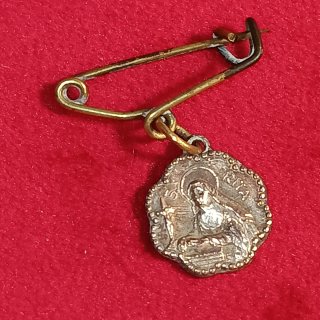 Lotto 9 medagliette religiose vintage