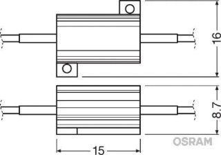 Unidad de control Canbus 5W 12V LEDriving | OSRAM LEDCBCTRL101