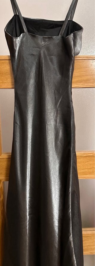Vestido de fiesta plateado