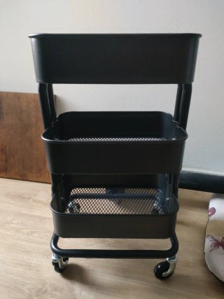 Carrito Raskog Ikea Negro