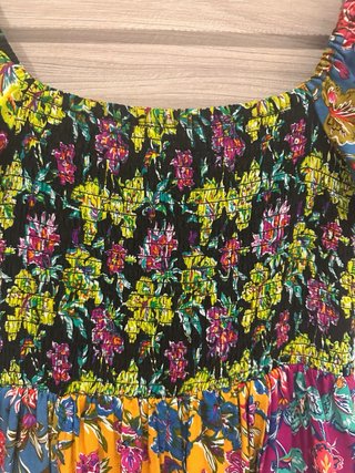Vestido ASOS floral multicolor
