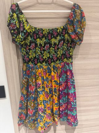 Vestido ASOS floral multicolor