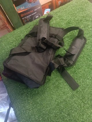 Zaino porta batteria nero