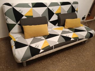 Sofá Cama Hierro Resistente Multicolor