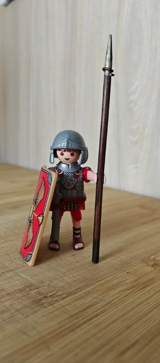 Playmobil Romano con Escudo y Lanza