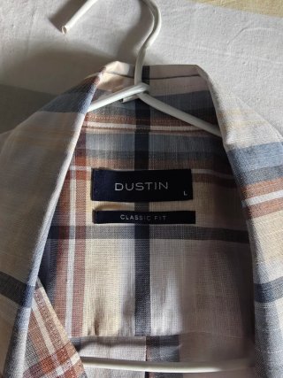 Camisa Dustin manga corta cuadros