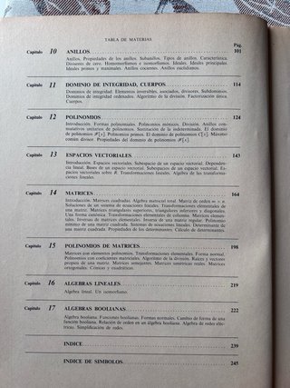 Teoría y problemas. álgebra moderna.