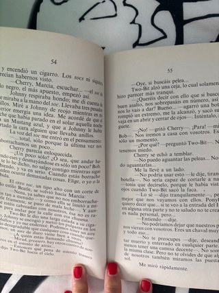 Libro “Rebeldes”, Sisan E. Hinton
