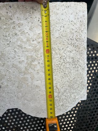 12 Bordes de cemento para jardín.