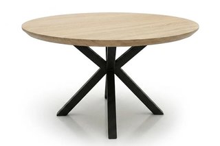 Mesa redonda madera y metal