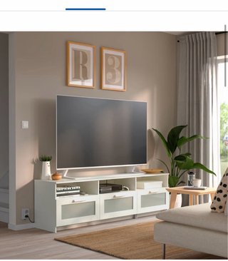 Mueble TV IKEA BRIMNES Blanco 180cm
