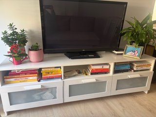 Mueble TV IKEA BRIMNES Blanco 180cm