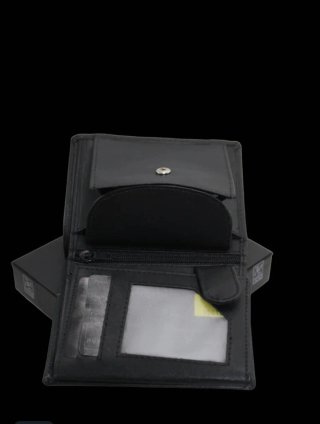 Cartera RMN Negra Piel