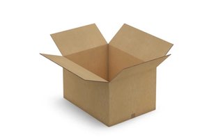 Caja de cartón marrón
