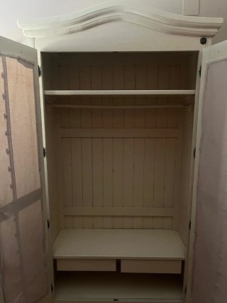 Armario  Madera Maciza Crema Ideal para ropa niños