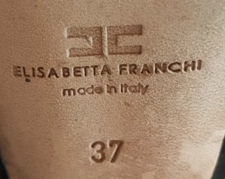 Sandalo Elisabetta Franchi con corda oro