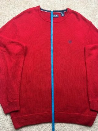 Jersey Chaps Rojo XXL Vintage Y2K Streetwear