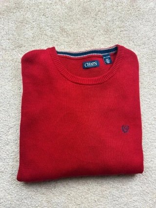 Jersey Chaps Rojo XXL Vintage Y2K Streetwear