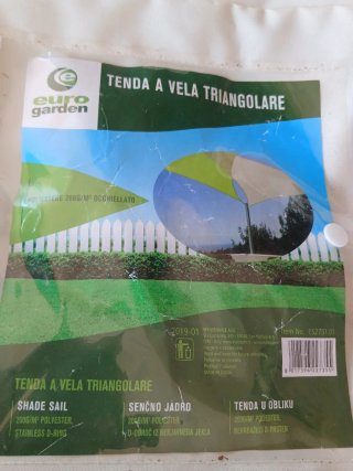 Tenda a vela per giardino