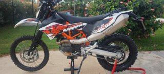 KTM 690 Enduro R ABS Naranja/Blanca
