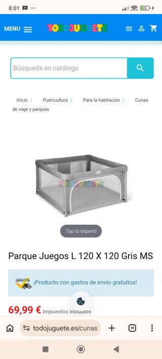 Parque infantil 120x120
