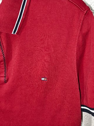 Polo Tommy Hilfiger Rojo Talla M original