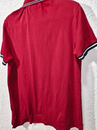 Polo Tommy Hilfiger Rojo Talla M original