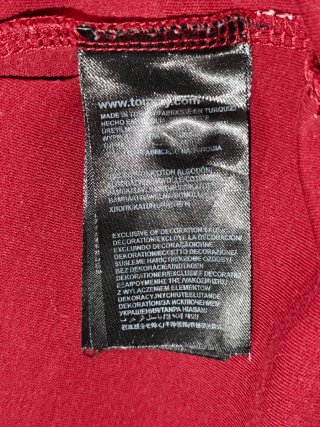 Polo Tommy Hilfiger Rojo Talla M original
