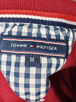 Polo Tommy Hilfiger Rojo Talla M original