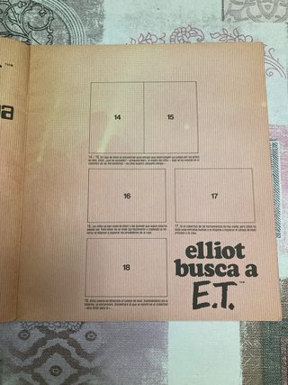 Álbum de Cromos E.T. El Extraterrestre