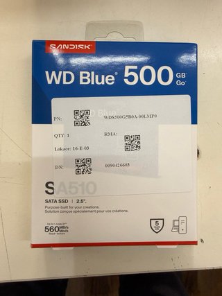 WD Blue SA510 SSD 500GB SATA 2.5