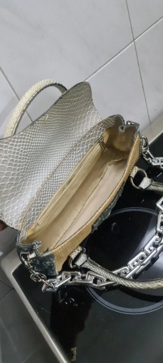 Borsa Guess Y2K Beige/Blu Vintage