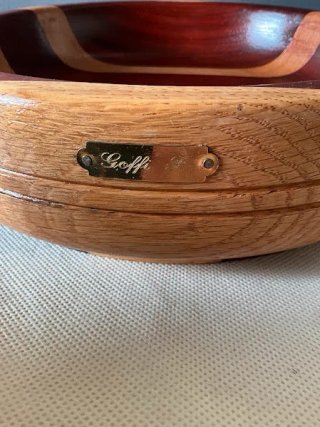 Ciotola in legno fatta a mano