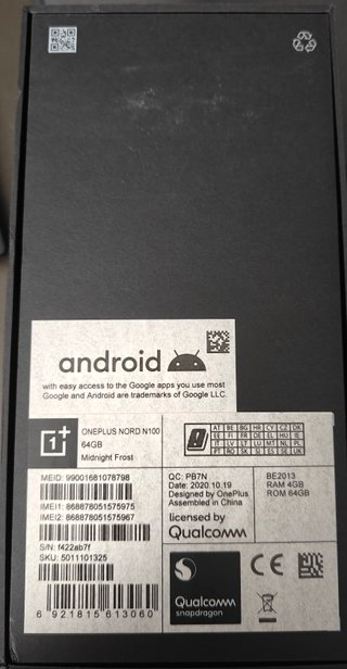 OnePlus Nord N100 64GB