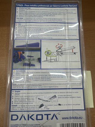 Pinza para nivelar azulejos