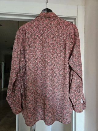 Camisa vintage años 80 estampado paisley