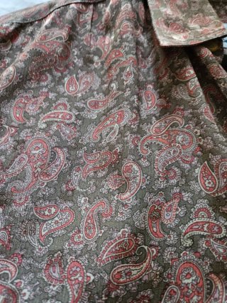 Camisa vintage años 80 estampado paisley