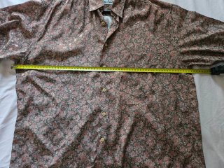 Camisa vintage años 80 estampado paisley